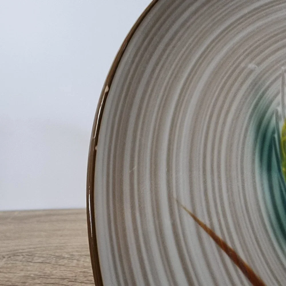 Vintage 1960s Fancrest Ware MUGI WHEAT Plate 26 cm Japan - Picture 5 of 7